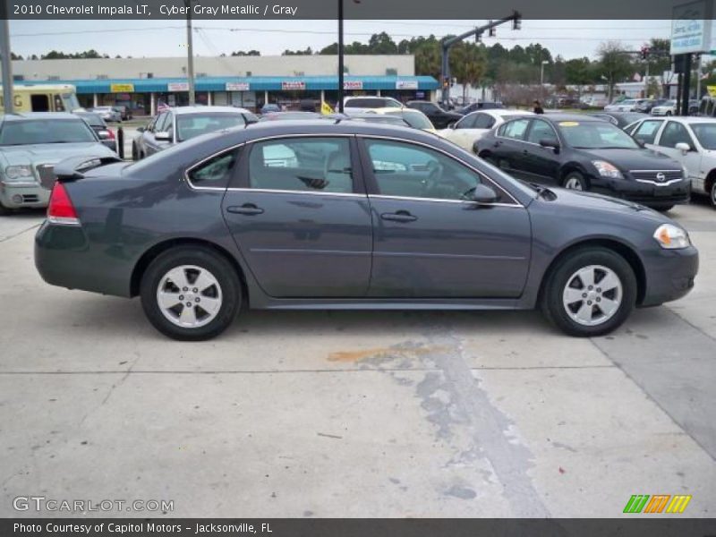 Cyber Gray Metallic / Gray 2010 Chevrolet Impala LT
