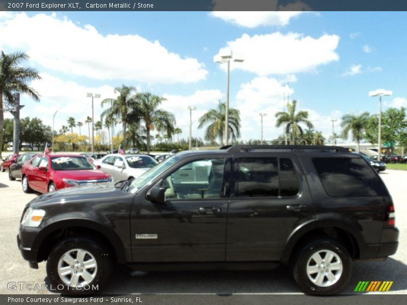 Carbon Metallic / Stone 2007 Ford Explorer XLT