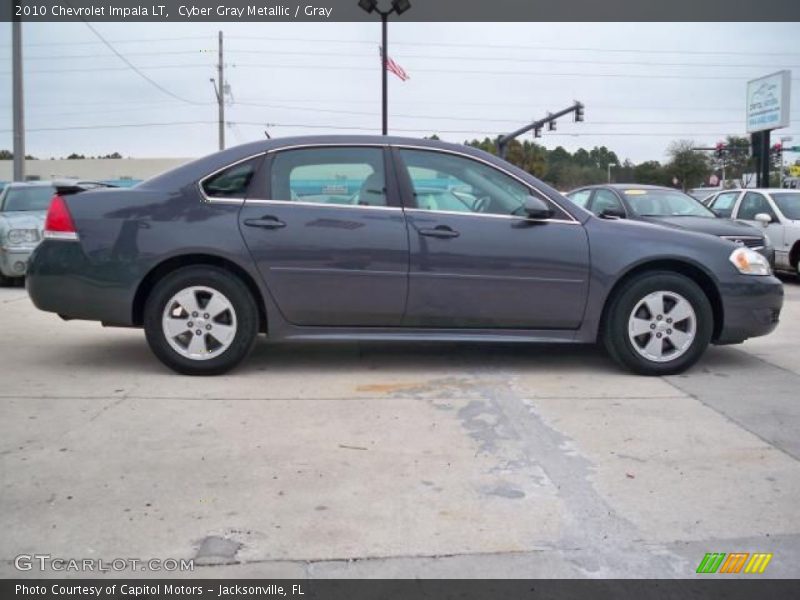 Cyber Gray Metallic / Gray 2010 Chevrolet Impala LT