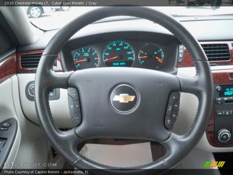 Cyber Gray Metallic / Gray 2010 Chevrolet Impala LT