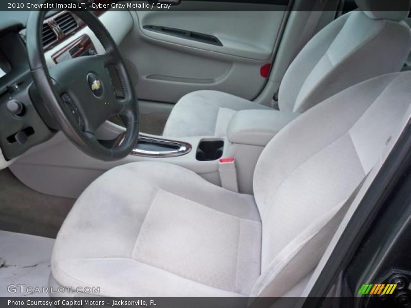 Cyber Gray Metallic / Gray 2010 Chevrolet Impala LT