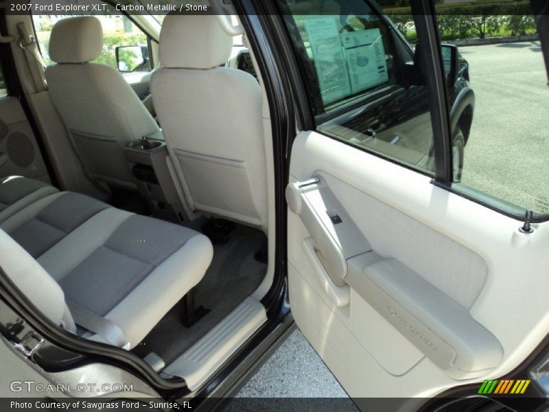 Carbon Metallic / Stone 2007 Ford Explorer XLT