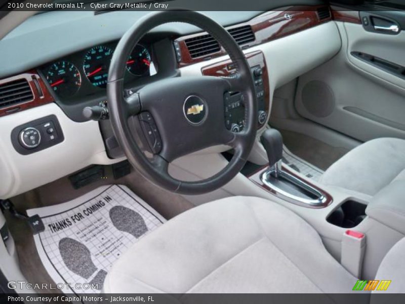 Cyber Gray Metallic / Gray 2010 Chevrolet Impala LT