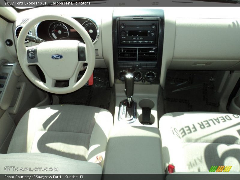 Carbon Metallic / Stone 2007 Ford Explorer XLT