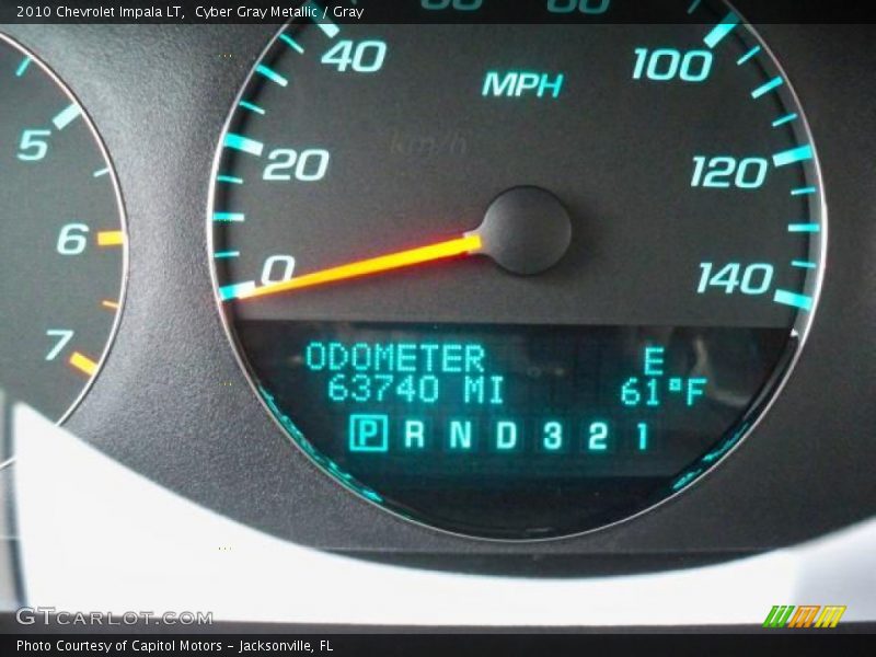 Cyber Gray Metallic / Gray 2010 Chevrolet Impala LT