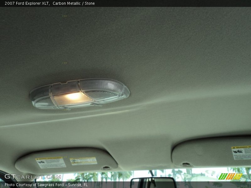 Carbon Metallic / Stone 2007 Ford Explorer XLT