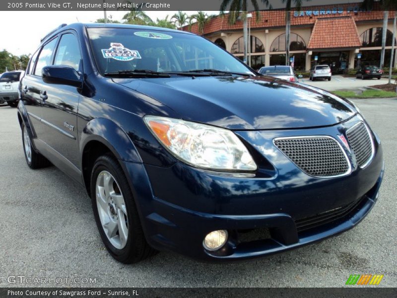Neptune Blue Metallic / Graphite 2005 Pontiac Vibe GT