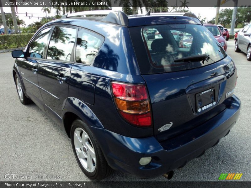Neptune Blue Metallic / Graphite 2005 Pontiac Vibe GT