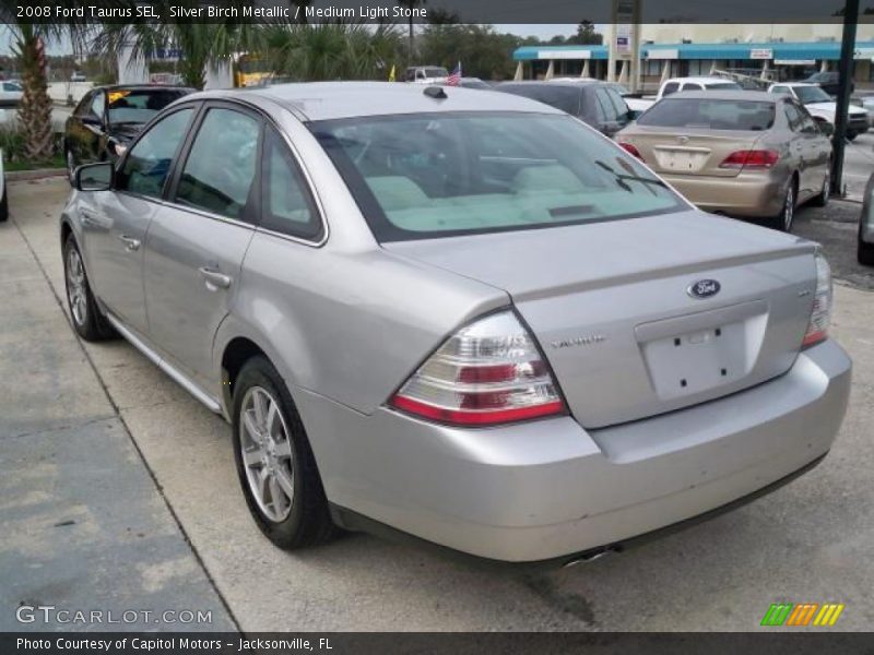 Silver Birch Metallic / Medium Light Stone 2008 Ford Taurus SEL