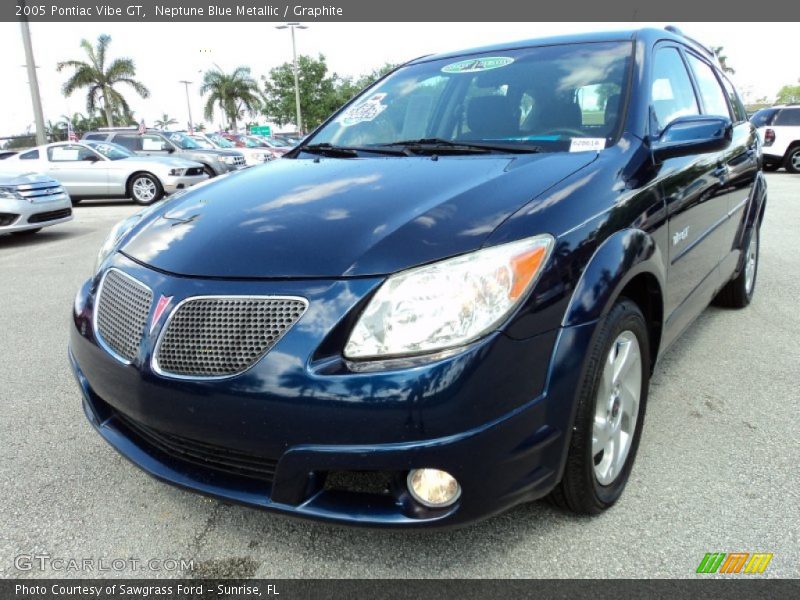 Neptune Blue Metallic / Graphite 2005 Pontiac Vibe GT