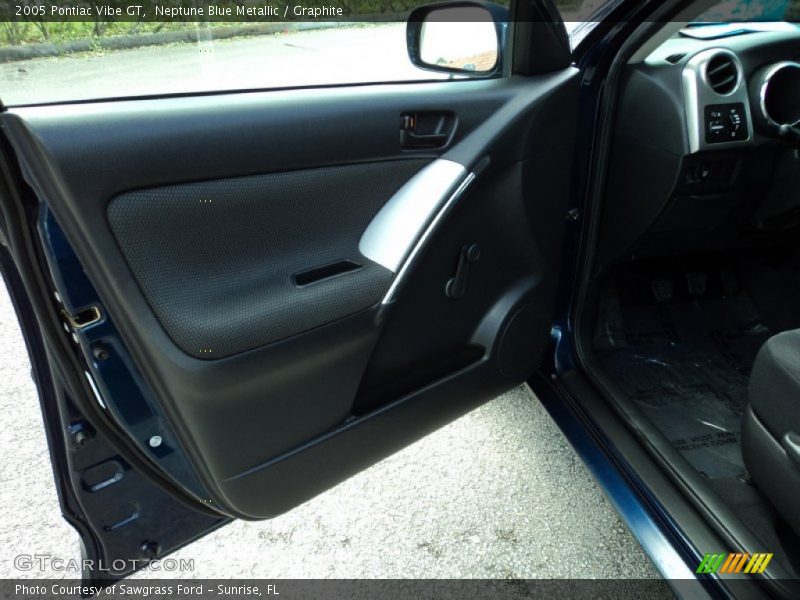 Neptune Blue Metallic / Graphite 2005 Pontiac Vibe GT