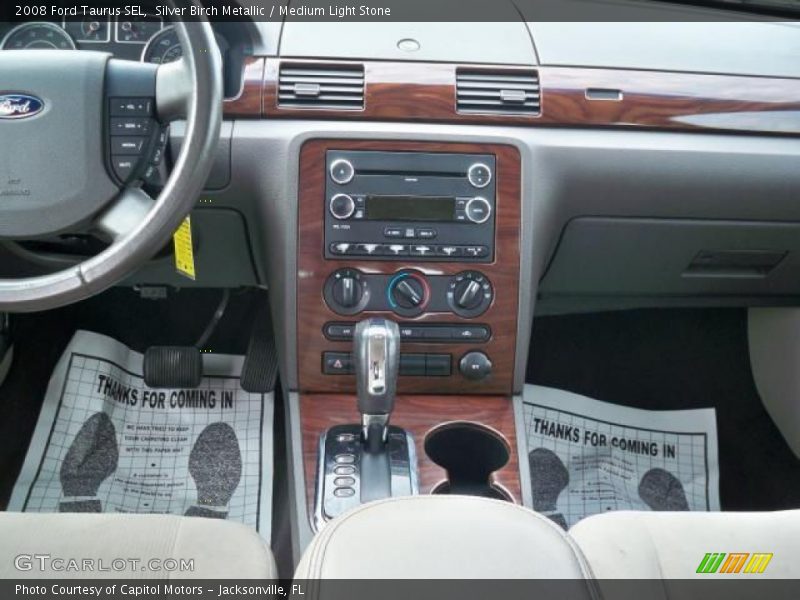 Silver Birch Metallic / Medium Light Stone 2008 Ford Taurus SEL
