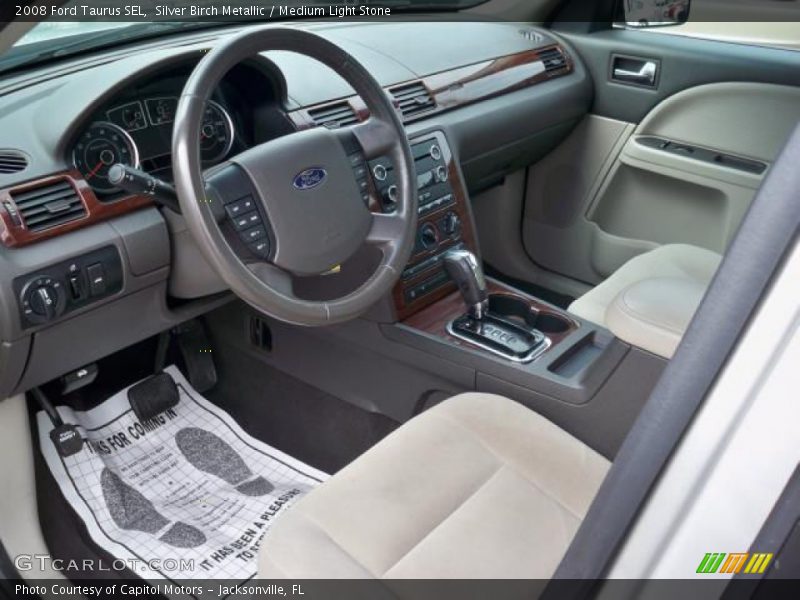 Silver Birch Metallic / Medium Light Stone 2008 Ford Taurus SEL