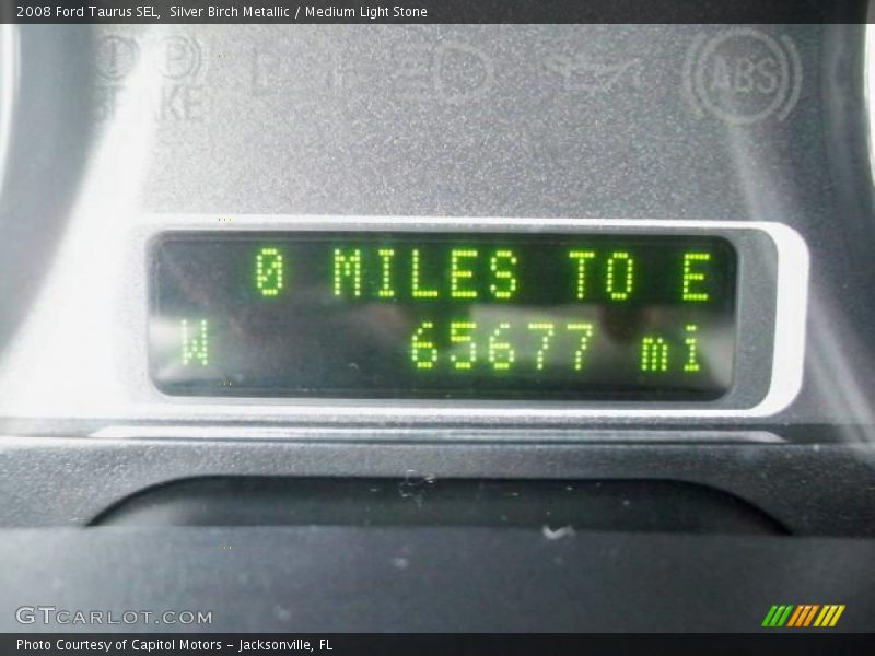 Silver Birch Metallic / Medium Light Stone 2008 Ford Taurus SEL