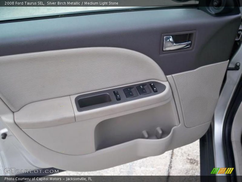 Silver Birch Metallic / Medium Light Stone 2008 Ford Taurus SEL