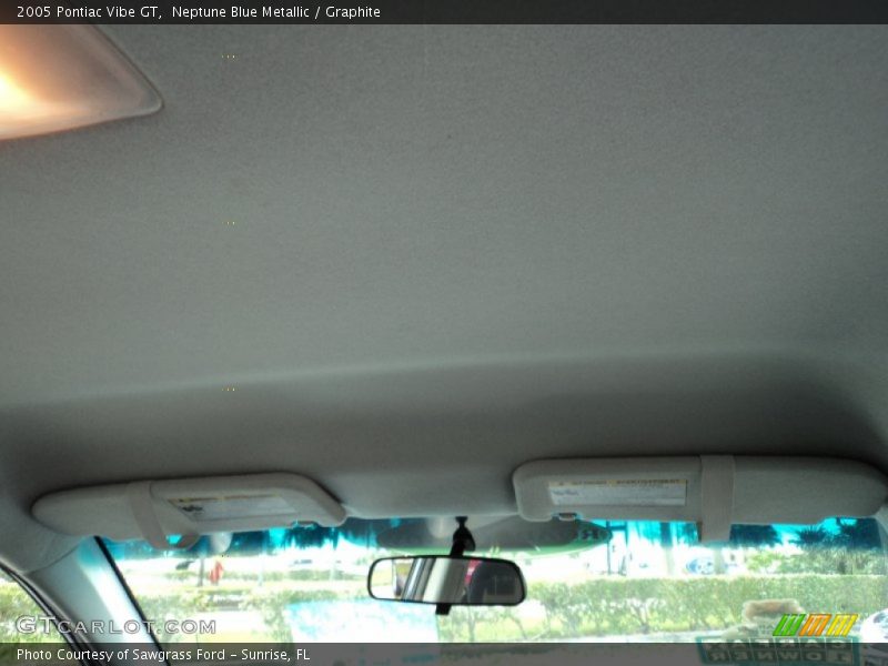 Neptune Blue Metallic / Graphite 2005 Pontiac Vibe GT