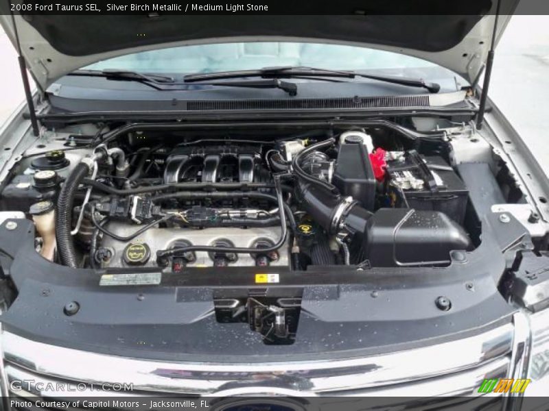 Silver Birch Metallic / Medium Light Stone 2008 Ford Taurus SEL