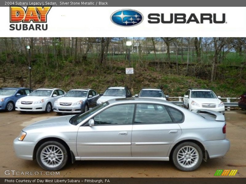 Silver Stone Metallic / Black 2004 Subaru Legacy L Sedan