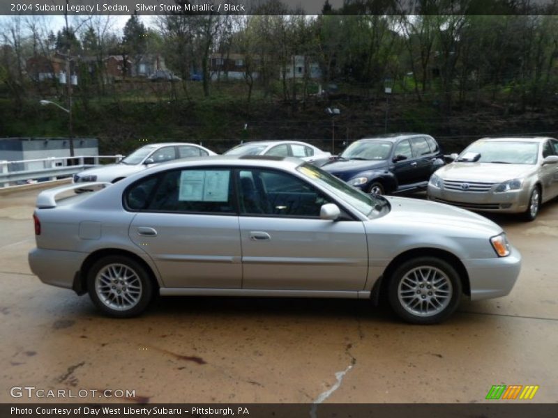 Silver Stone Metallic / Black 2004 Subaru Legacy L Sedan