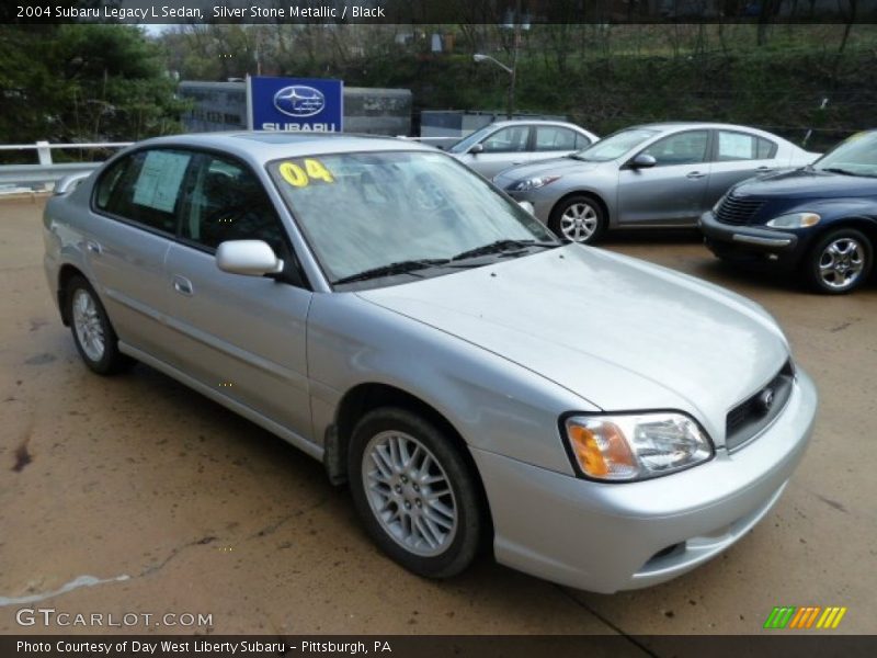 Silver Stone Metallic / Black 2004 Subaru Legacy L Sedan