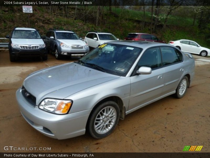 Silver Stone Metallic / Black 2004 Subaru Legacy L Sedan