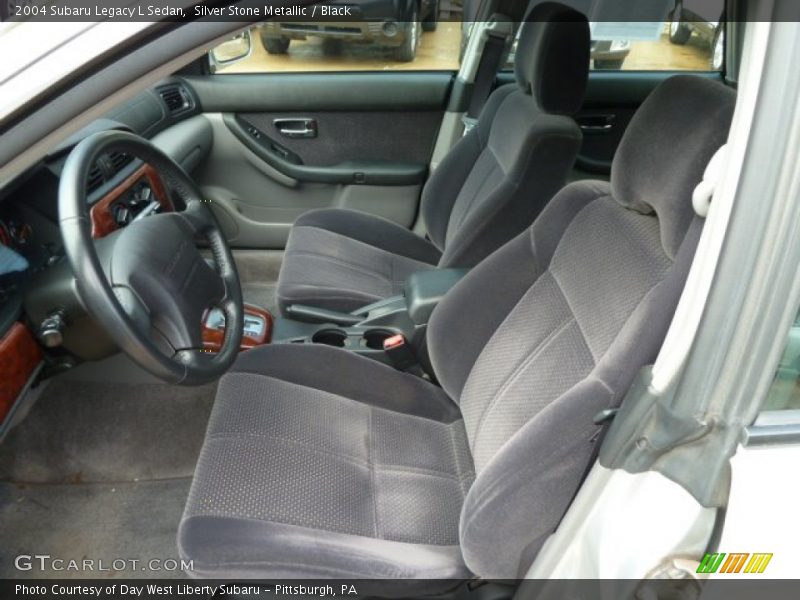 Silver Stone Metallic / Black 2004 Subaru Legacy L Sedan