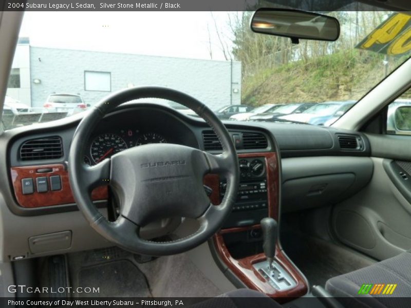 Silver Stone Metallic / Black 2004 Subaru Legacy L Sedan