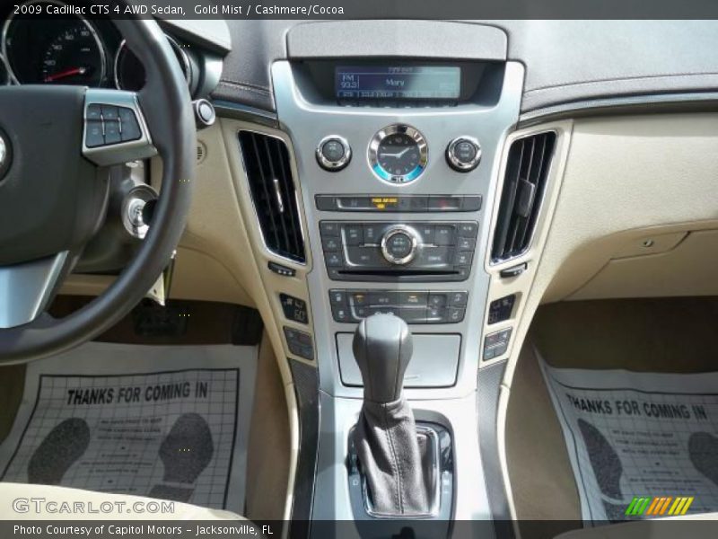 Gold Mist / Cashmere/Cocoa 2009 Cadillac CTS 4 AWD Sedan