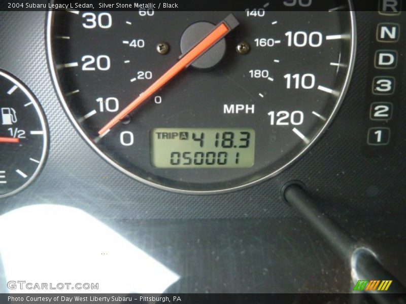 Silver Stone Metallic / Black 2004 Subaru Legacy L Sedan
