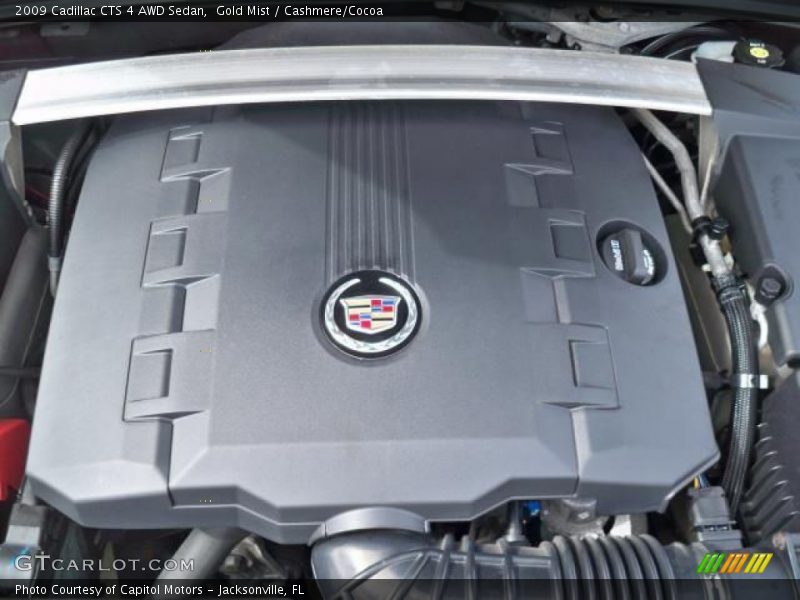 Gold Mist / Cashmere/Cocoa 2009 Cadillac CTS 4 AWD Sedan