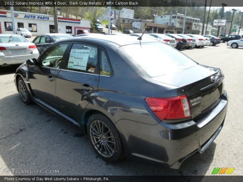 Dark Gray Metallic / WRX Carbon Black 2012 Subaru Impreza WRX 4 Door