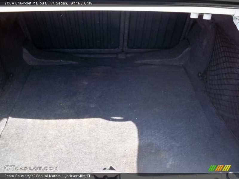 White / Gray 2004 Chevrolet Malibu LT V6 Sedan