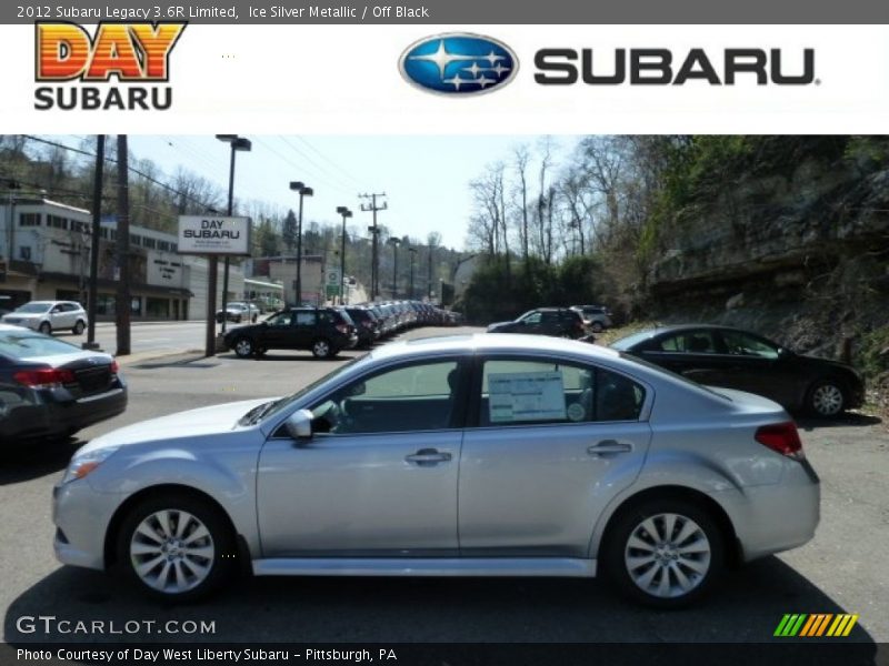 Ice Silver Metallic / Off Black 2012 Subaru Legacy 3.6R Limited