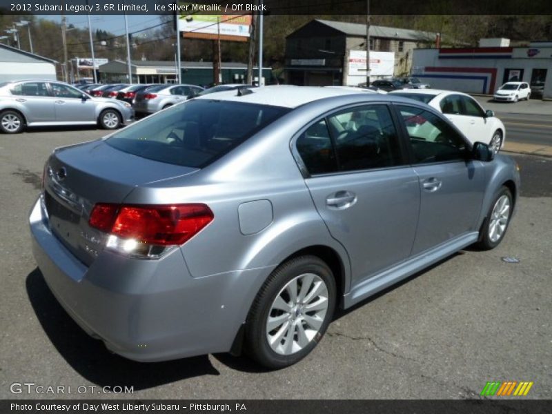 Ice Silver Metallic / Off Black 2012 Subaru Legacy 3.6R Limited