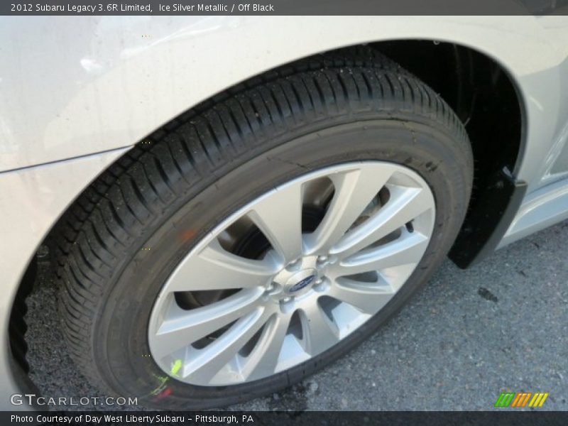 Ice Silver Metallic / Off Black 2012 Subaru Legacy 3.6R Limited