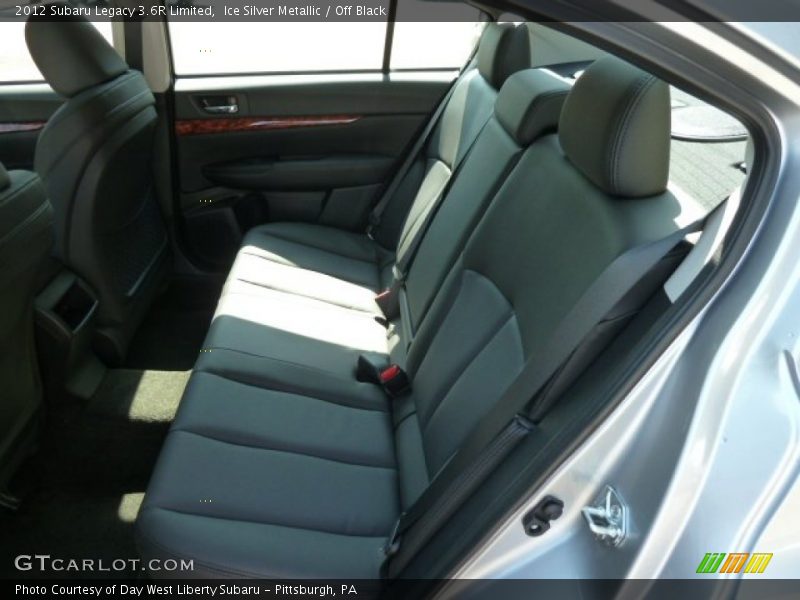 Ice Silver Metallic / Off Black 2012 Subaru Legacy 3.6R Limited