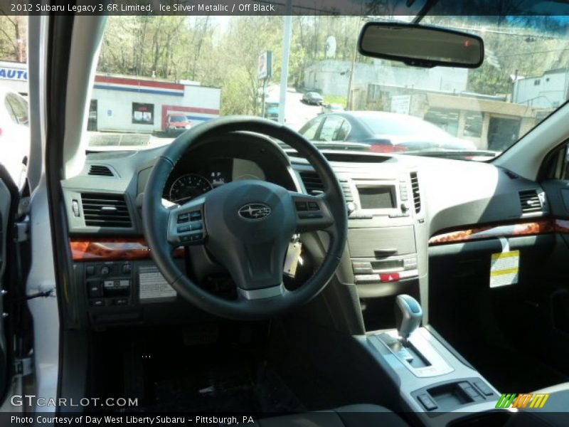 Ice Silver Metallic / Off Black 2012 Subaru Legacy 3.6R Limited