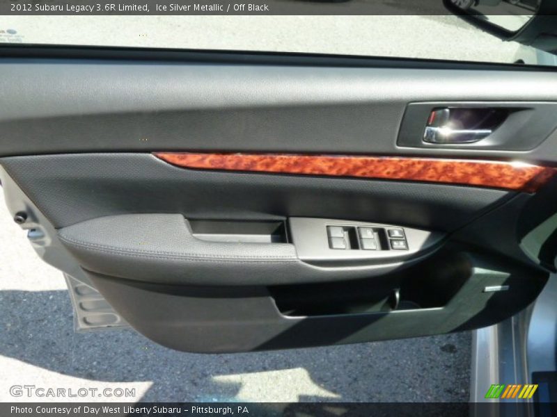 Ice Silver Metallic / Off Black 2012 Subaru Legacy 3.6R Limited