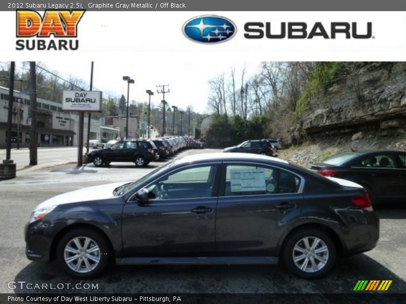 Graphite Gray Metallic / Off Black 2012 Subaru Legacy 2.5i