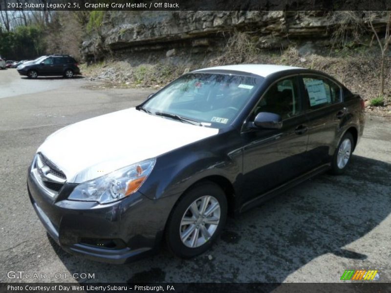 Graphite Gray Metallic / Off Black 2012 Subaru Legacy 2.5i