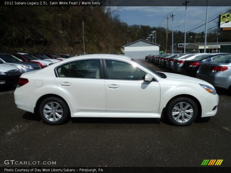 Satin White Pearl / Warm Ivory 2012 Subaru Legacy 2.5i
