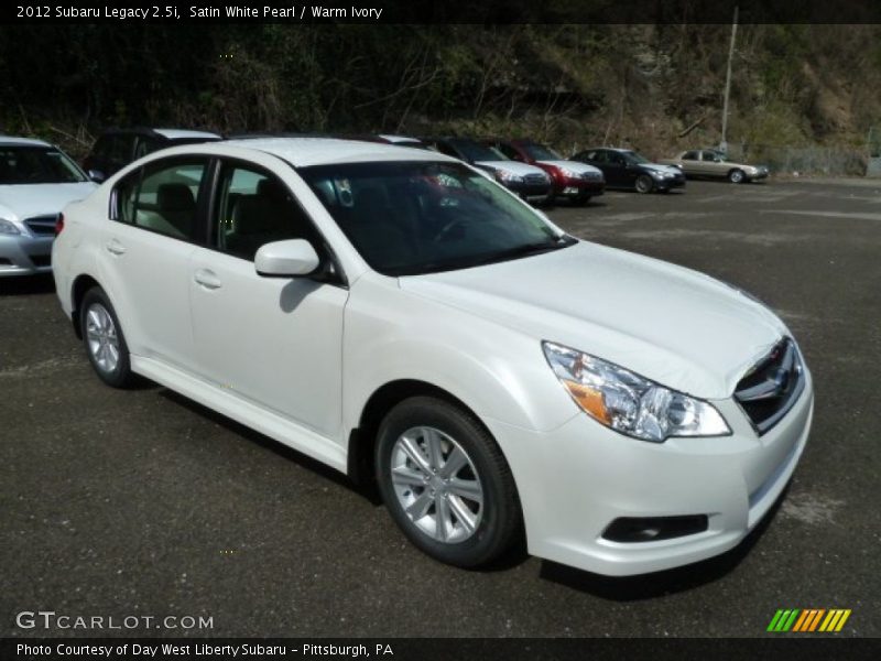 Satin White Pearl / Warm Ivory 2012 Subaru Legacy 2.5i