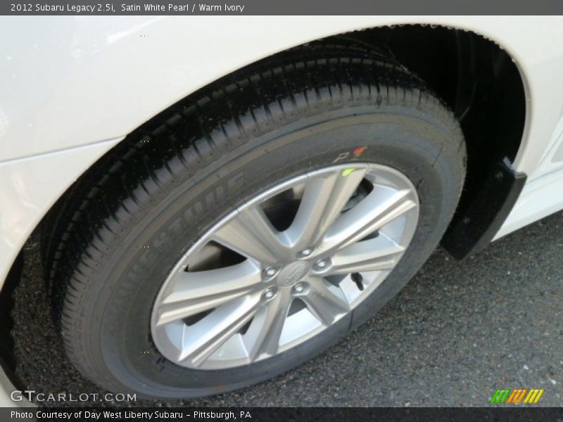 Satin White Pearl / Warm Ivory 2012 Subaru Legacy 2.5i