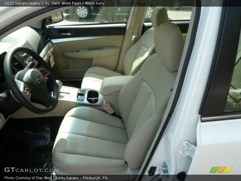 Satin White Pearl / Warm Ivory 2012 Subaru Legacy 2.5i