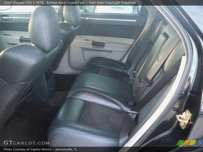 Brilliant Black Crystal Pearl / Dark Slate Gray/Light Graystone 2006 Chrysler 300 C SRT8