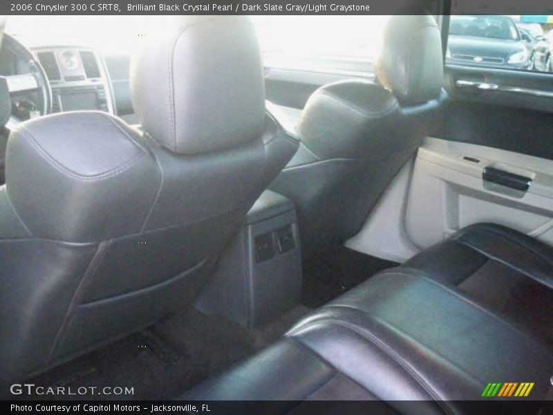 Brilliant Black Crystal Pearl / Dark Slate Gray/Light Graystone 2006 Chrysler 300 C SRT8