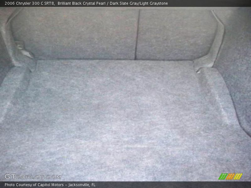 Brilliant Black Crystal Pearl / Dark Slate Gray/Light Graystone 2006 Chrysler 300 C SRT8