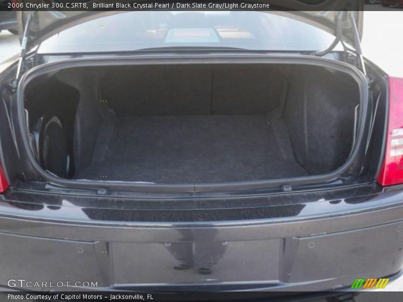 Brilliant Black Crystal Pearl / Dark Slate Gray/Light Graystone 2006 Chrysler 300 C SRT8