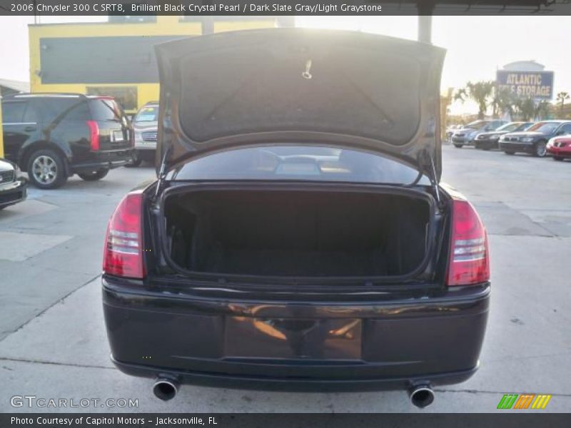 Brilliant Black Crystal Pearl / Dark Slate Gray/Light Graystone 2006 Chrysler 300 C SRT8