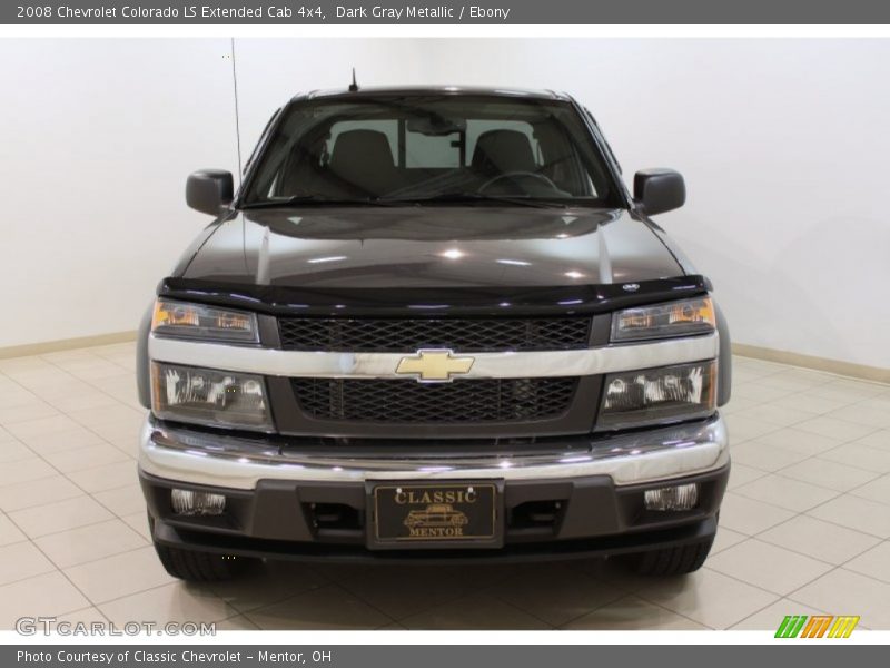 Dark Gray Metallic / Ebony 2008 Chevrolet Colorado LS Extended Cab 4x4